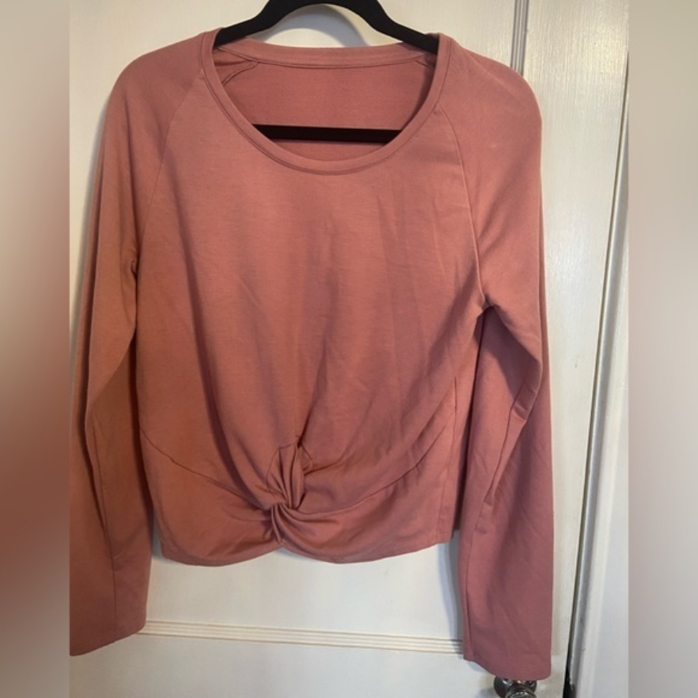 Icyzone knotted‎ front sweatshirt
